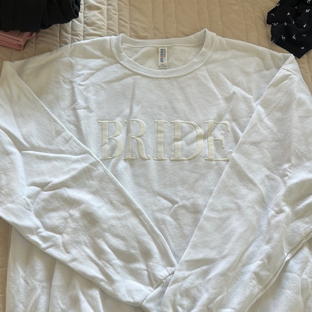 White Bride Sweatshirt